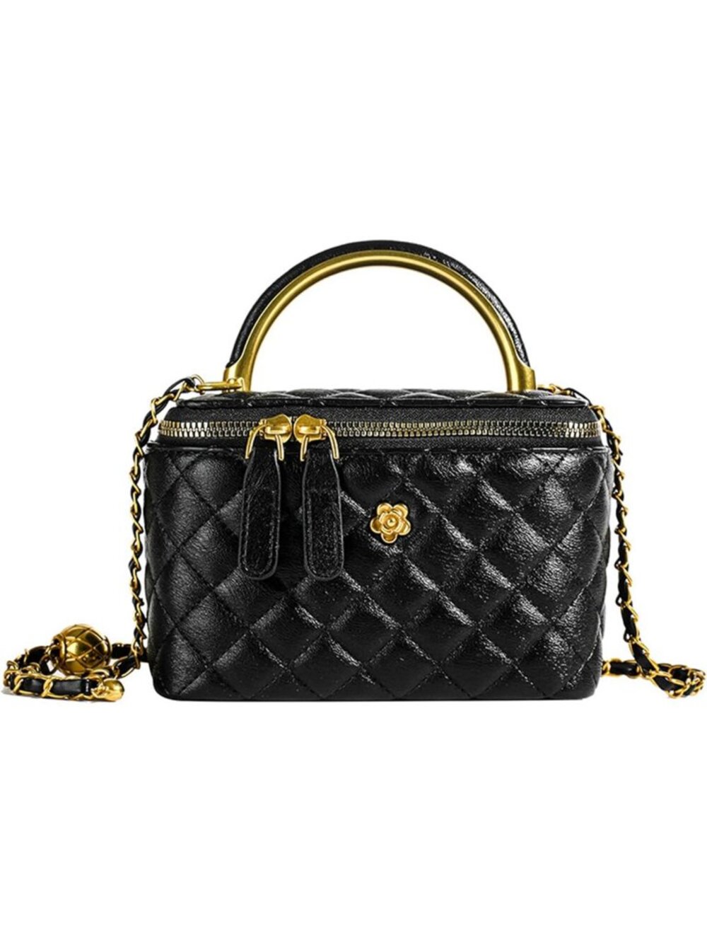 Chic Mini Quilted Square Box Bag for Women | Stylish Handbag & Crossbody Purse